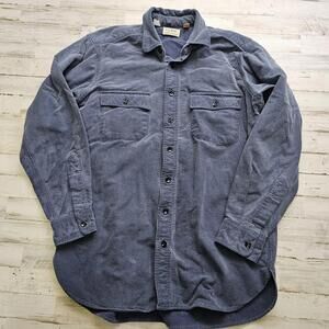 L.L. Bean Men's Casual Button Down Shirt - Blue